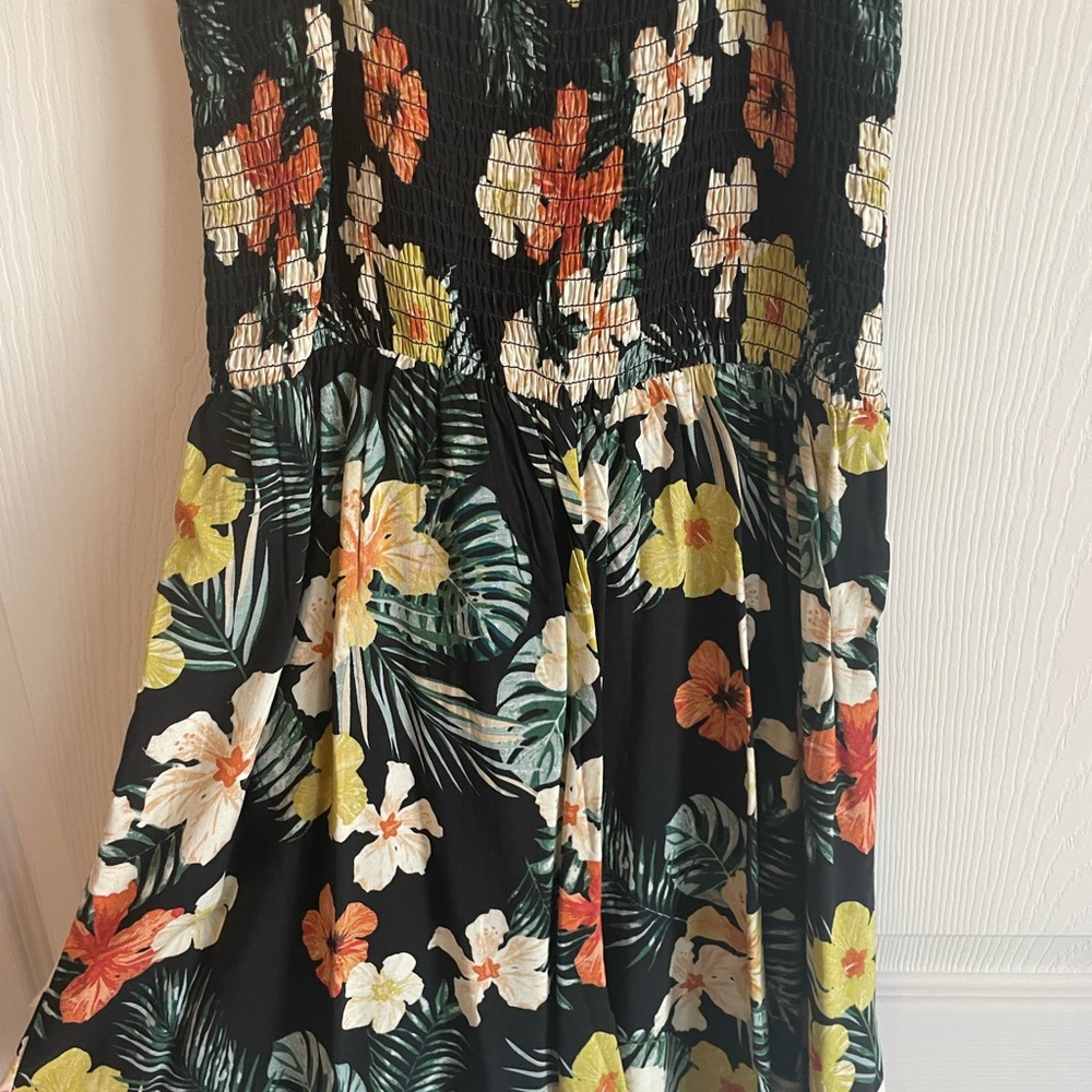 Romper, floral print worn once